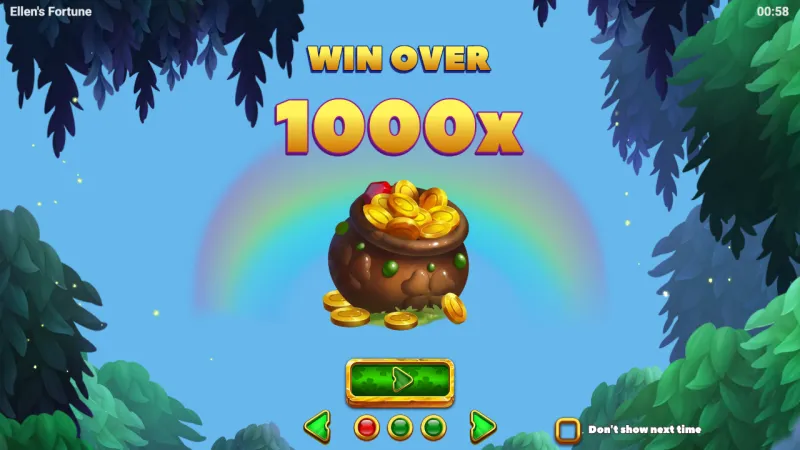 Ellens Fortune online pokie by Evoplay — in-game view