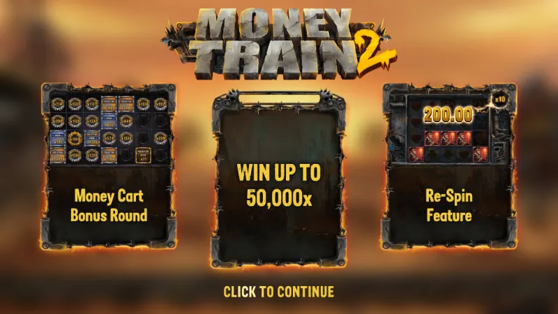 Money Train 2 online pokie by Relax Gaming — in-game view